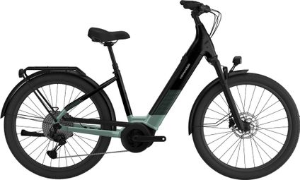 Cannondale Tesoro Neo X 3 Low Step Electric City Bike Shimano Cues 9S 500Wh 27.5'' Black Green