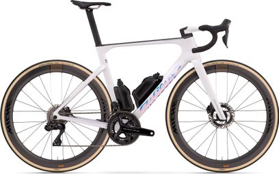 Vélo de Route Wilier Triestina Filante SLR ID2 Miche Kleos 50 Shimano Dura-Ace Di2 12V 700 mm Blanc Pure 2026