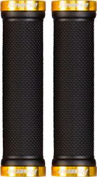 Paire de Grips Reverse Classic 29 mm Noir / Or