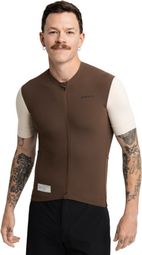 Maillot cyclisme gravel manches courtes homme GM2 Forge Marron