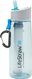 LifeStraw GO 650 ml Filtrierende Trinkflasche Hellblau