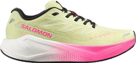 Salomon Aero Blaze 3 hardloopschoenen geel/roze dames