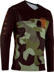 Leatt MTB Gravity 4.0 Camo Kids Long Sleeve Jersey