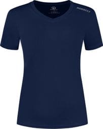 T-Shirt De Sport Manches Courtes Rogelli - Femme - Bleu marine