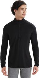 Baselayer <p>Icebreaker</p>1/2 Zip Merino 200 Oasis Schwarz