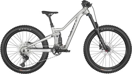 BTT con suspensión total para niños Scott Ransom 400 24'' 7-10 años Plata