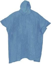 Poncho de pluie bleu 125x126cm - Taille unique