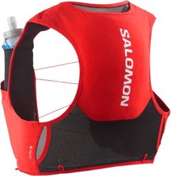 Salomon Sense Pro 6 Unisex Hydration Jas + Flasks Rood
