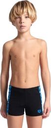 Bañador infantil Arena Pooltiles Negro / Azul