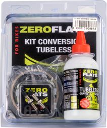 ZEro FLats Tubeless conversion Kit 25mm and Sealant 250 ml