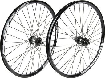 Juego de ruedas BMX Excess XLC-1 Cruiser 24'' | 10 mm | 36 agujeros negro