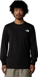 The North Face Easy Langarmshirt Schwarz Herren