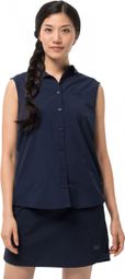 Chemise sans-manches Jack Wolfskin Sonora Sleeveless Bleu Femme