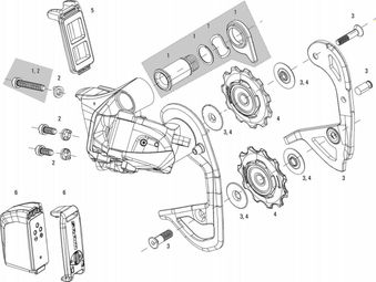 Sram Red eTap Screws Kit