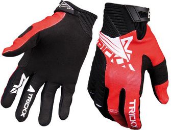 Trick X Race Long Handschuhe Schwarz / Rot