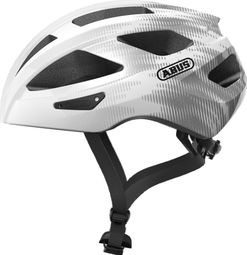 Casque Route Abus Macator Blanc / Argent