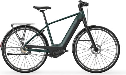 Bicicleta Eléctrica de Ciudad Btwin LD 920 E Cuadro Alto Motor Automático Owuru 702Wh 700mm Negra 2023