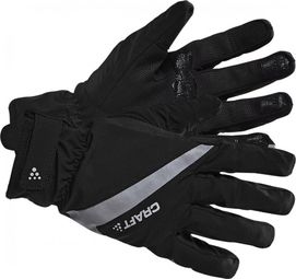 Guanti da strada invernali impermeabili Craft Rain 2.0 neri unisex