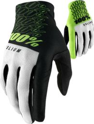 Par de Guantes 100% Celium Amarillo Neón / Negro