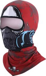 Echarpe Magique d'Eté Anti UV Cachecou Soie Glacée Démon Rouge