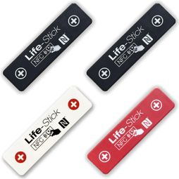 Pack FAMILY de 4 LifeStick RIDE - Contient vos informations vitales et contacts d'urgence