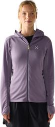 Haglöfs L.I.M Mid Multi II Hood fleece, paars, dames
