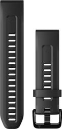 Garmin QuickFit 20 mm Silicone Wristband Black