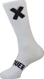 Chaussettes unisexes hautes d'été avec maille respirante Mooquer XWhite Air Flow