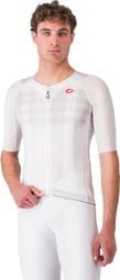 Maillot à Manches Courtes Castelli Aero Race 8S Homme Blanc