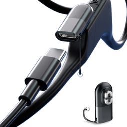 Adaptateur de charge magnétique USB-C pour casques Shokz / AfterShokz OpenRun  OpenRun Pro  OpenComm