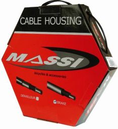 MASSI Rouleau Gaine de Frein 30m Noir