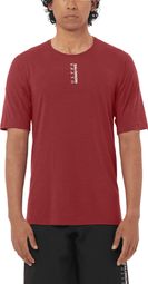 Salomon Ultra All Day All Mountain Short Sleeve Shirt Men's Red