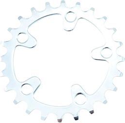 PLATEAU ROUTE DIAM  74 INTER 24DTS ARGENT ACIER STRONG 8/9/10V. 5 BRANCHES