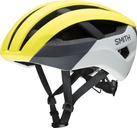 Route Smith Netwerk Mips Geel Fluo Mat Helm