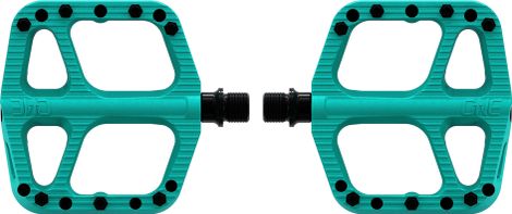 Pair of OneUp Small Composite Turquoise Blue Pedals
