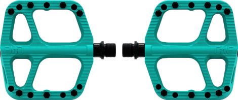 Pair of OneUp Small Composite Turquoise Blue Pedals