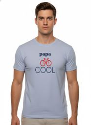 T-Shirt Manches Courtes Rubb'r Papa Blanc
