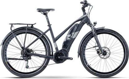 R Raymon TourRay E 3.0 Allroad Bicicletta ibrida elettrica Tektro M350 9S 500Wh 27,5'' Nero 2023