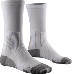 X-Socks Run Perform Crew White Grey