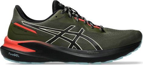 Chaussures Running Asics GT-1000 13 TR Kaki/Noir/Rouge Homme