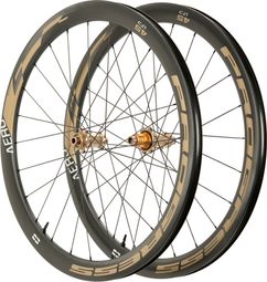 Paire de roues Progress Aero 45 Disc LTD | 12x100/12x142 | Center Lock