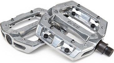 Eclat Slash Flat Pedals Silver