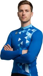 Maillot de Cyclisme à Manches Longues Mi-Saison ALTURO Bleu