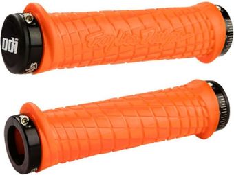 Paire de grips ODI-Troy Lee Designs Signature MTB Orange 130 mm