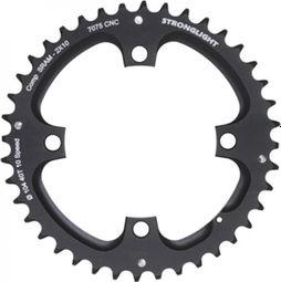 4BRA D.104 MTB CHAINRING FOR SRAM XO THREADED 10V. STRONGLIGHT DOUBLE 40DTS OUTSIDE BLACK - THICKNESS 5mm 10V.