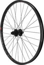 Roue vtt 27.5  plus trucky 35 disc arriere noir moy centerlock mt510 12v. microspline (tubeless et tubetype) pour axe traversant 12-142  pour pneu 27.5x2.20-2.80  - jante inter 35mm