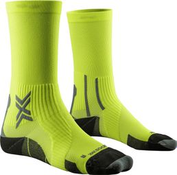 X-Socks Run Perform Crew Fluo Yellow Black