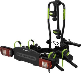 Porte-Vélos sur Boule d'Attelage Easy-Move pour 2 Vélos Electriques Pliable - Supporte 20kg/rail- pliable - antivol