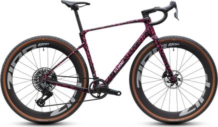 Vélo de Gravel Cube Nuroad C:62 SLX Sram Force AXS 12V 700 mm Noir/Rose Action 2027