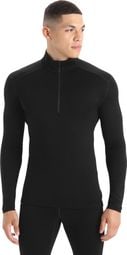 Baselayer Icebreaker 1/2 Zip Merino 260 Tech Noir